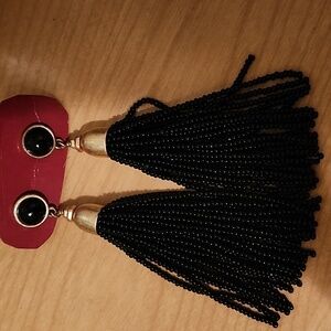 Stella & Dot Beaded Tassel Earring NWOT